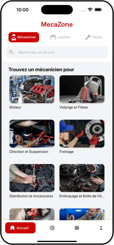 MecaZone — Service
